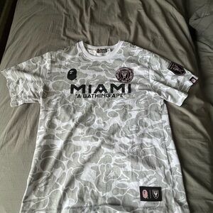 mens bape x miami jersey